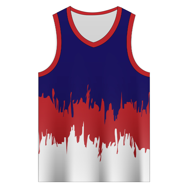 Tricolor Grunge Design Full Sublimation Basketball Jersey Set 2146125555 sublimation