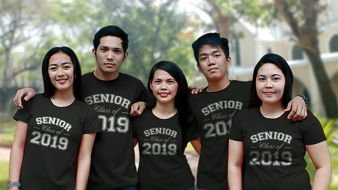 customize graduation batch shirts