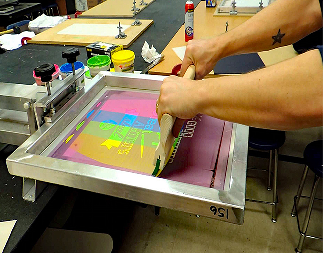 Silkscreen printing service