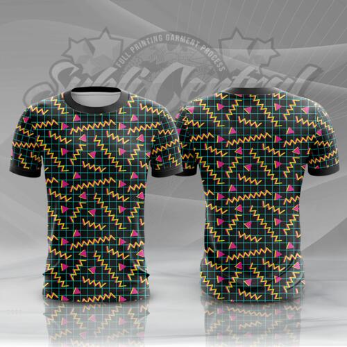 Zigzag - Triangle Design Full Print Roundneck Shirt Thumbnail