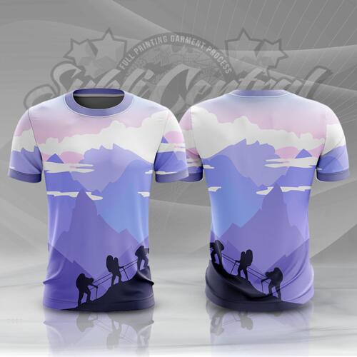 Hiking Design Full Print Roundneck Shirt Thumbnail