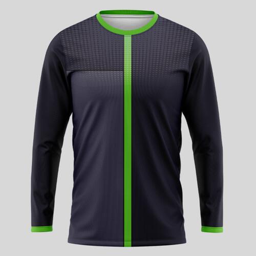Green Line Design Full Print Long Sleeve Shirt Thumbnail