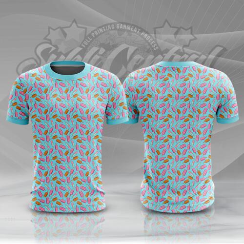 Ice Pops Design Full Print Roundneck Shirt Thumbnail