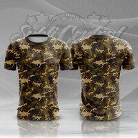Camouflage Design Full Print Roundneck Shirt Thumbnail