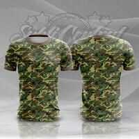 Camouflage Design Full Print Roundneck Shirt Thumbnail