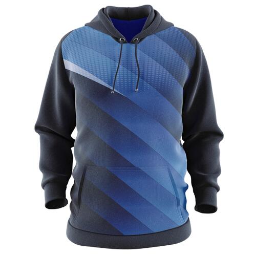 Blue Esport Pattern Full Print Hoodie Jacket Thumbnail