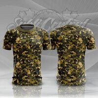 Camouflage Design Full Print Roundneck Shirt Thumbnail