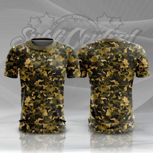 Camouflage Design Full Print Roundneck Shirt Thumbnail