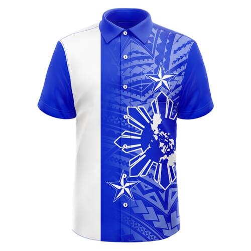 Philippine Design Full Print Button Down Polo Thumbnail