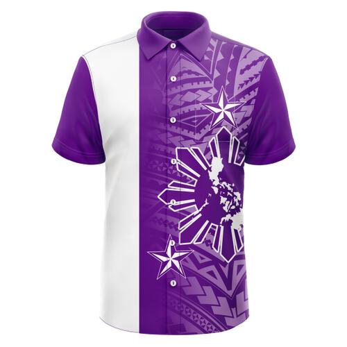 Philippine Design Full Print Button Down Polo Thumbnail