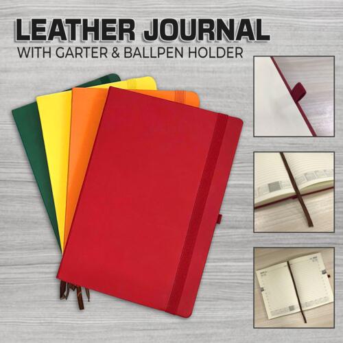 Leather Journal with Garter and Pen Holder Thumbnail