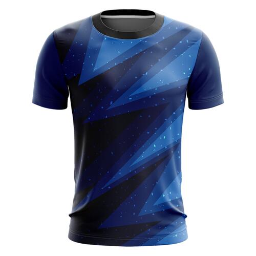 Horizontal Stripe Jersey Design Full Print Roundneck Shirt Thumbnail