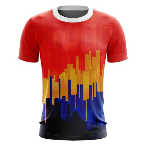 Abstract Art Background Design Full Print Roundneck Shirt Thumbnail
