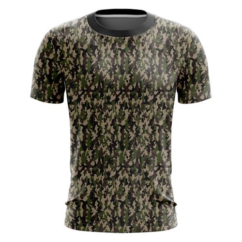 Camouflage Design Full Print Roundneck Shirt Thumbnail