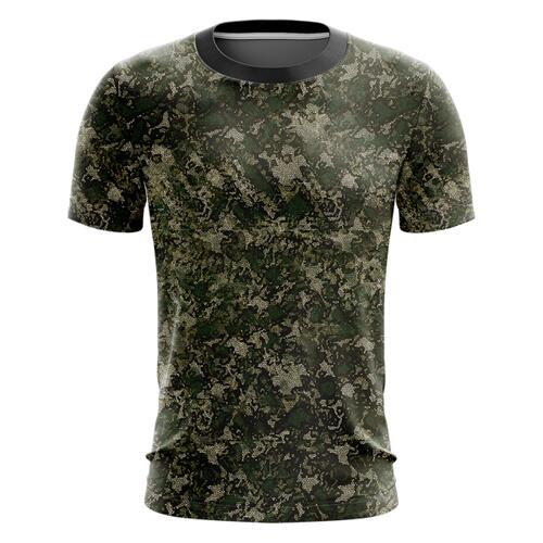 Camouflage Design Full Print Roundneck Shirt Thumbnail