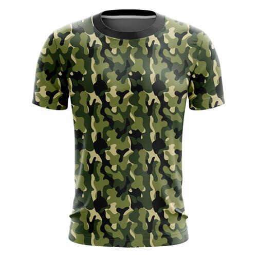 Camouflage Design Full Print Roundneck Shirt Thumbnail