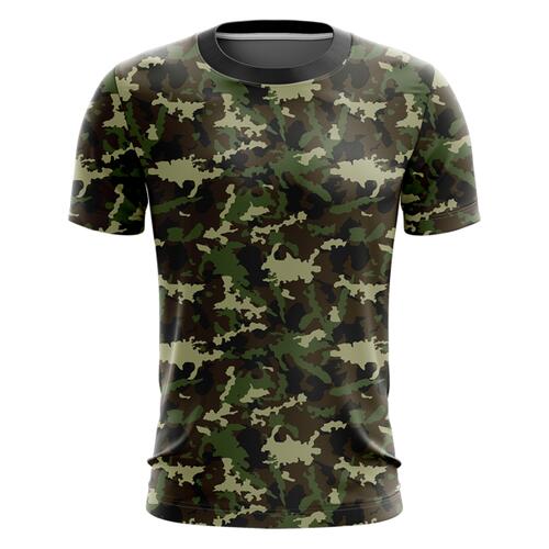Camouflage Design Full Print Roundneck Shirt Thumbnail