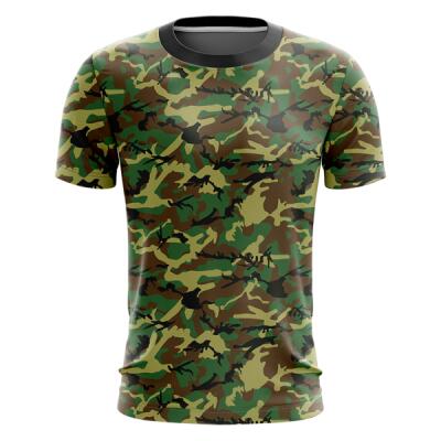 Camouflage Design Full Print Roundneck Shirt Thumbnail