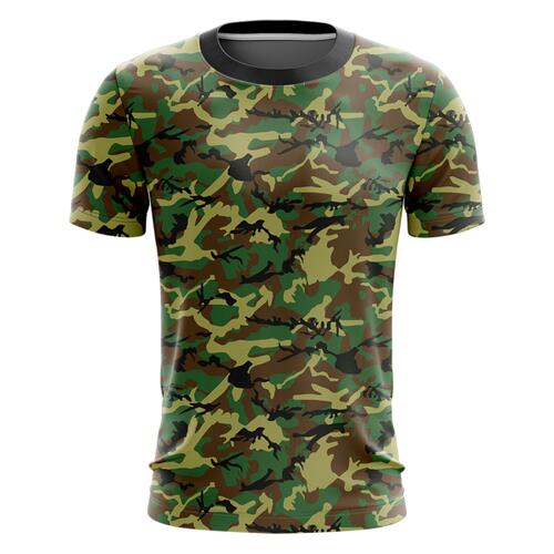 Camouflage Design Full Print Roundneck Shirt Thumbnail