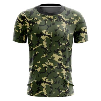 Camouflage Design Full Print Roundneck Shirt Thumbnail