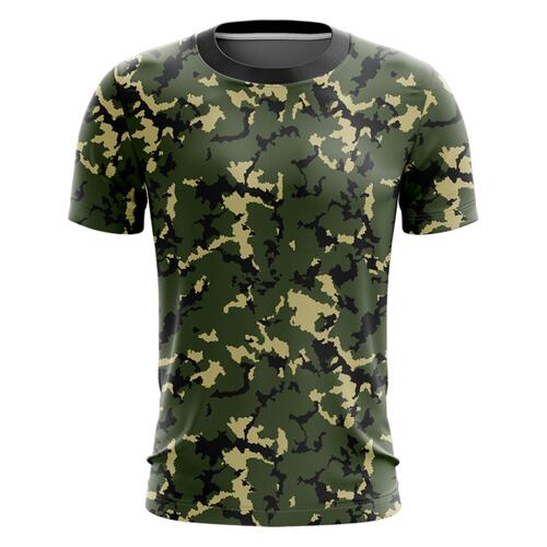 Camouflage Design Full Print Roundneck Shirt Thumbnail
