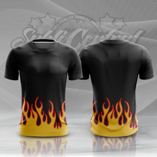 Fire Design Full Print Sublimation Roundneck Shirt Thumbnail