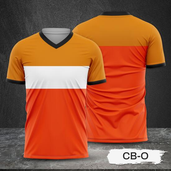 Tricolor Combination Design Full Print Sublimation Shirt Thumbnail