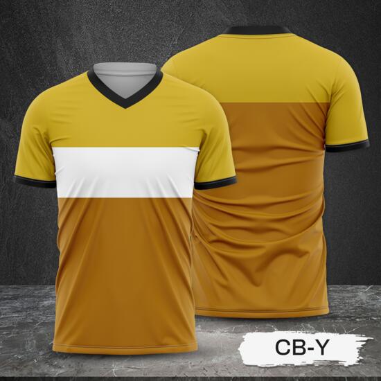 Tricolor Combination Design Full Print Sublimation Shirt Thumbnail