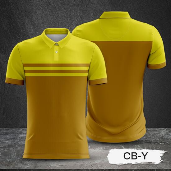 2 Color Combination Full Print Sublimation Polo Shirt Thumbnail
