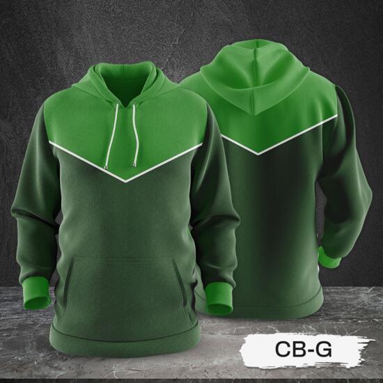 3 Color Combination Hoodie Jacket Full Print Sublimation Thumbnail