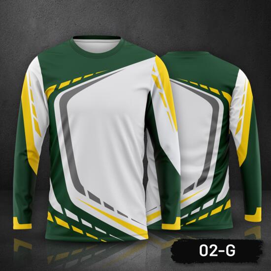 Motocross Jersey Design Long Sleeve Full Print Sublimation Thumbnail