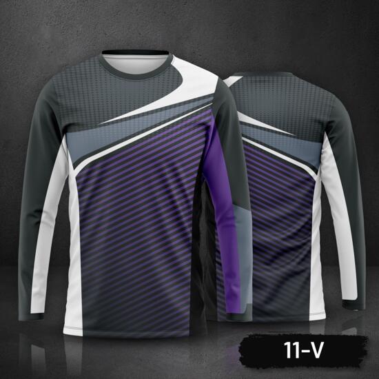 Premium Vector Linear Design Long Sleeve Full Print Sublimation Thumbnail