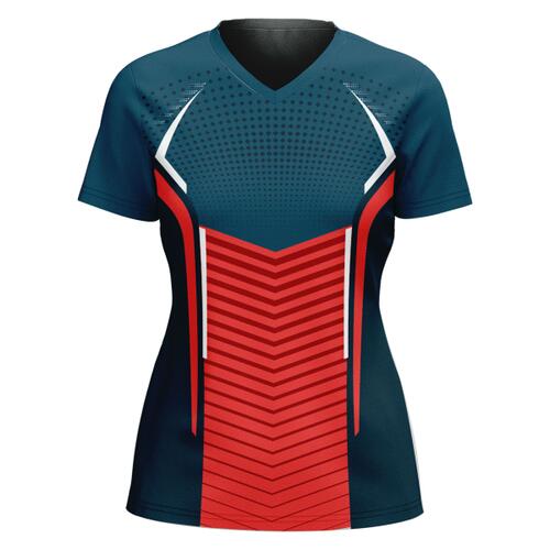 V-neck Volleyball Jersey Full Print Sublimation Thumbnail