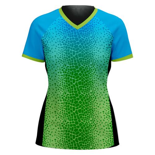V-neck Volleyball Jersey Full Print Sublimation Thumbnail