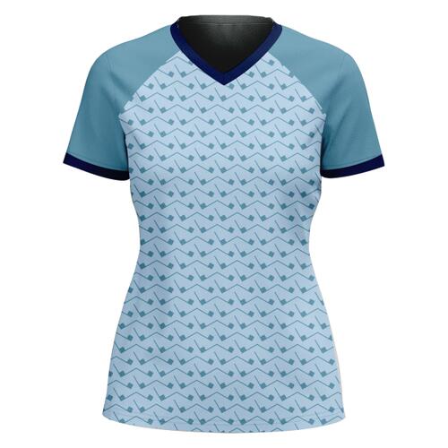 V-neck Volleyball Jersey Full Print Sublimation Thumbnail