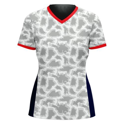 V-neck Volleyball Jersey Full Print Sublimation Thumbnail