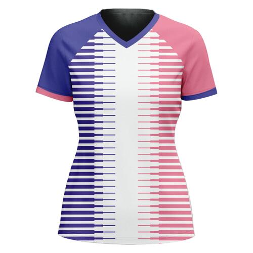 V-neck Volleyball Jersey Full Print Sublimation Thumbnail