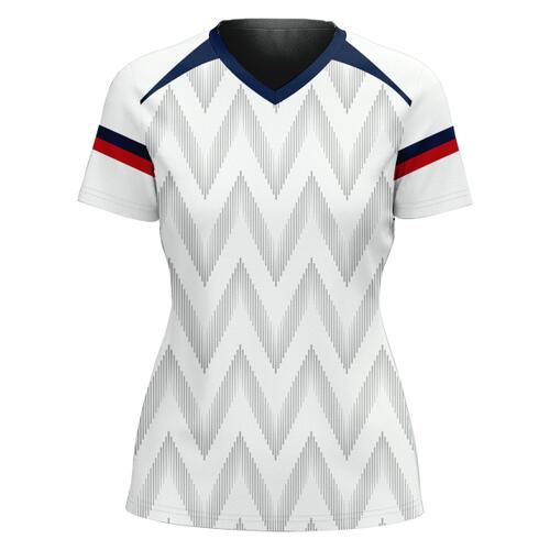 V-neck Volleyball Jersey Full Print Sublimation Thumbnail