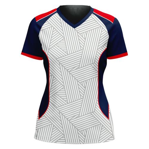 V-neck Volleyball Jersey Full Print Sublimation Thumbnail