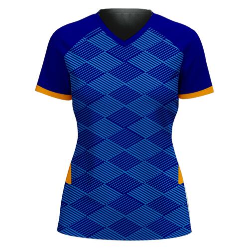 V-neck Volleyball Jersey Full Print Sublimation Thumbnail