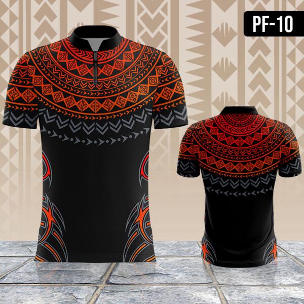 Polynesian Tribal Art Pattern Batik Design Full Print Sublimation Thumbnail