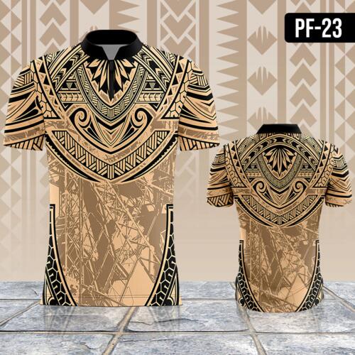 Polynesian Tribal Pattern Batik Design Full Print Sublimation Thumbnail