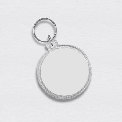 Acrylic Circle Keychain - F22 Thumbnail