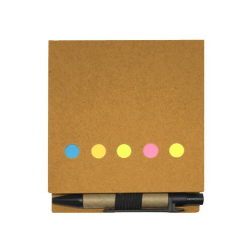 Square Memo Pad w/ Sticky Notes and Pen Thumbnail