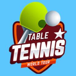 Table Tennis V-Neck Polo Shirt Full Print Sublimation - 1422149135 Design