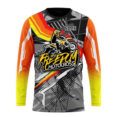 Black_Orange Riders Long Sleeve - RDLS-02 Thumbnail
