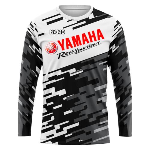 Abstract Black and White Geometry Design Long Sleeve - RB-002 Thumbnail