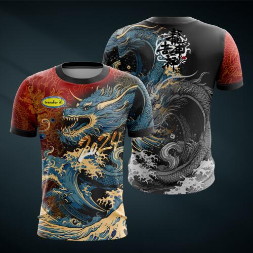 Dragon Design Full Print Roundneck Shirt  - DRAGON-01 Thumbnail