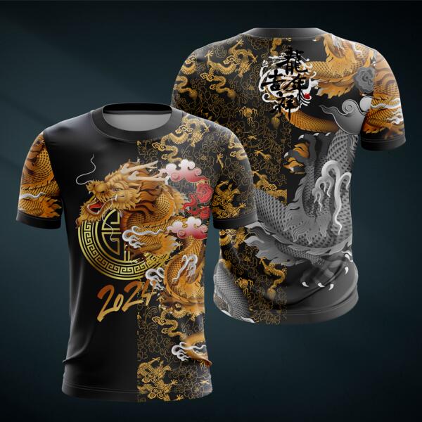Dragon Design Full Print Roundneck Shirt  - DRAGON-02 Thumbnail