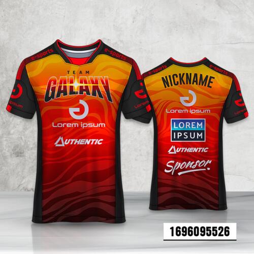 Wave Design Esport Full Print Shirt Thumbnail